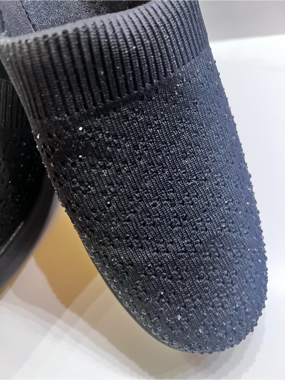 SKECHERS MARTHA STEWART PIER LITE REFLECTION BLACK  SLIP-ON  WEDGE SHOES 
SIZE 8 - Picture 10 of 11